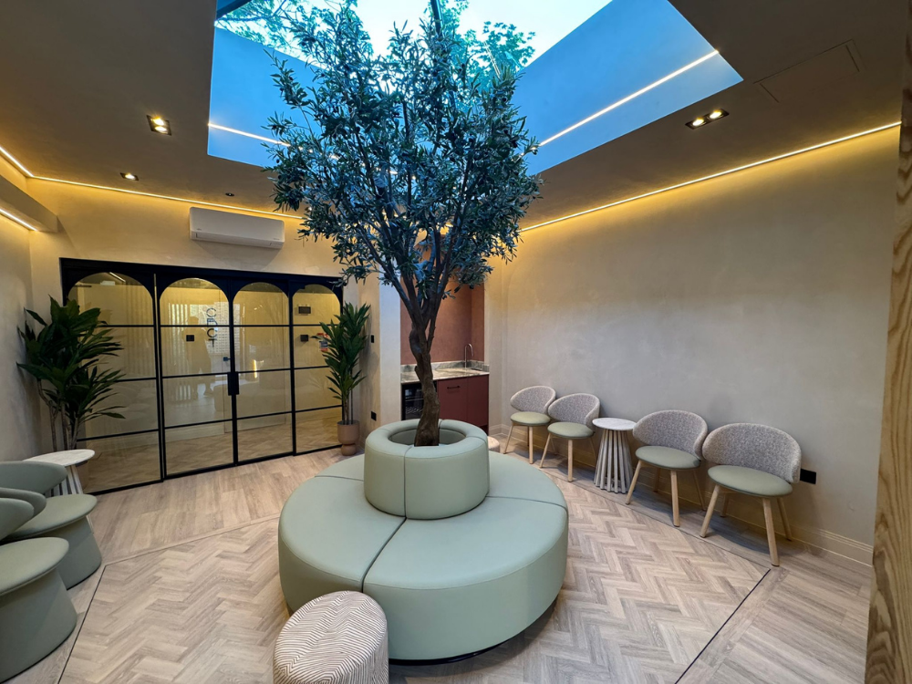 Contemporary Dental Waiting Room
