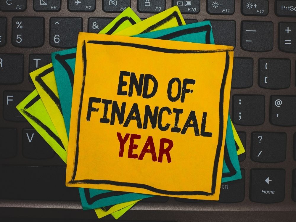 End of financial year